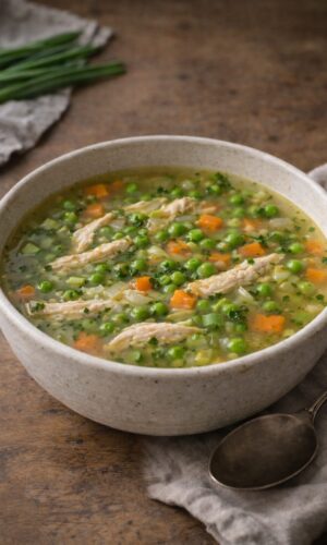 Hausgemachte huehnersuppe