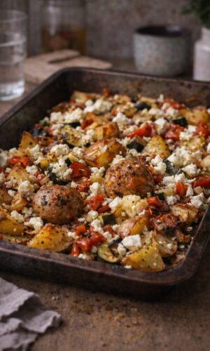 Ofenkartoffeln mit feta